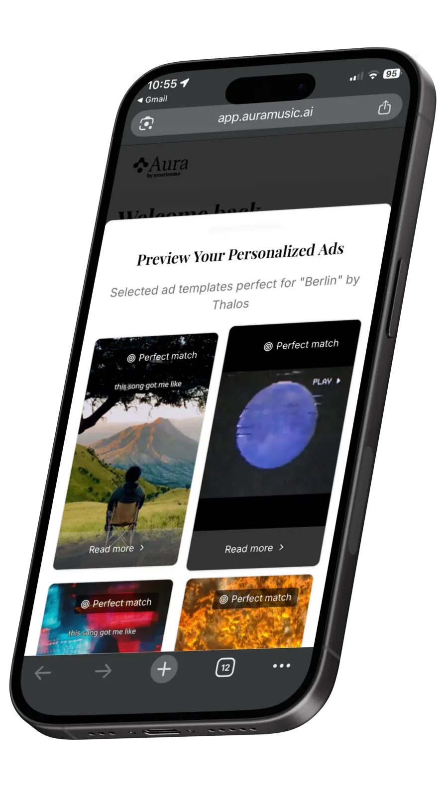 Aura builds your ads